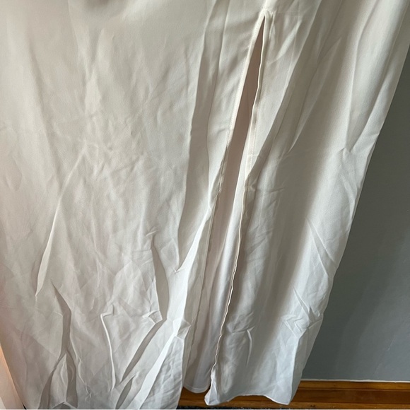 Birdy Grey Champagne Amy Chiffon Bridesmaid Dress Size 1X NWT - Picture 3 of 9